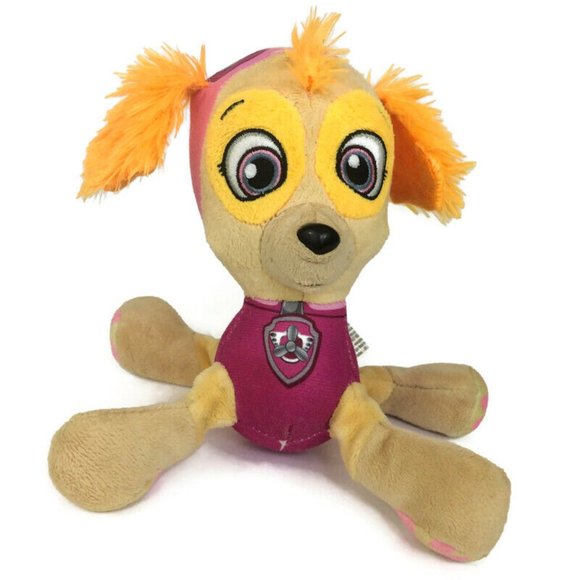 Nickelodeon Paw Patrol Skye Plush 8" Stuffed Animal Puppy Dog Toy Spin Master - Picture 1 of 11